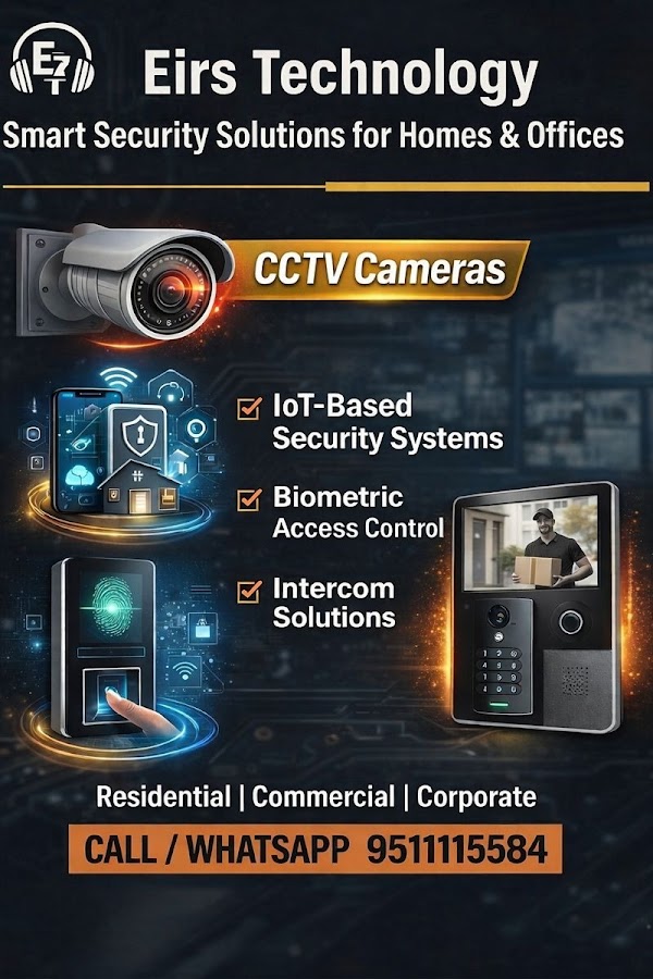 EIRS Technology - CCTV in LDA Colony, 