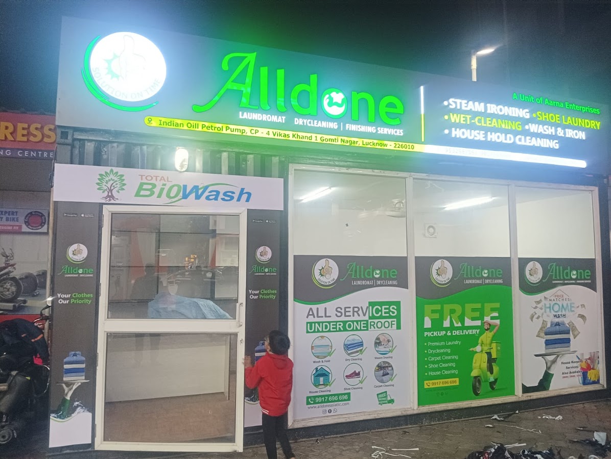 Alldone Laundromat & Dry Cleaning - Laundry in Gomti Nagar, 