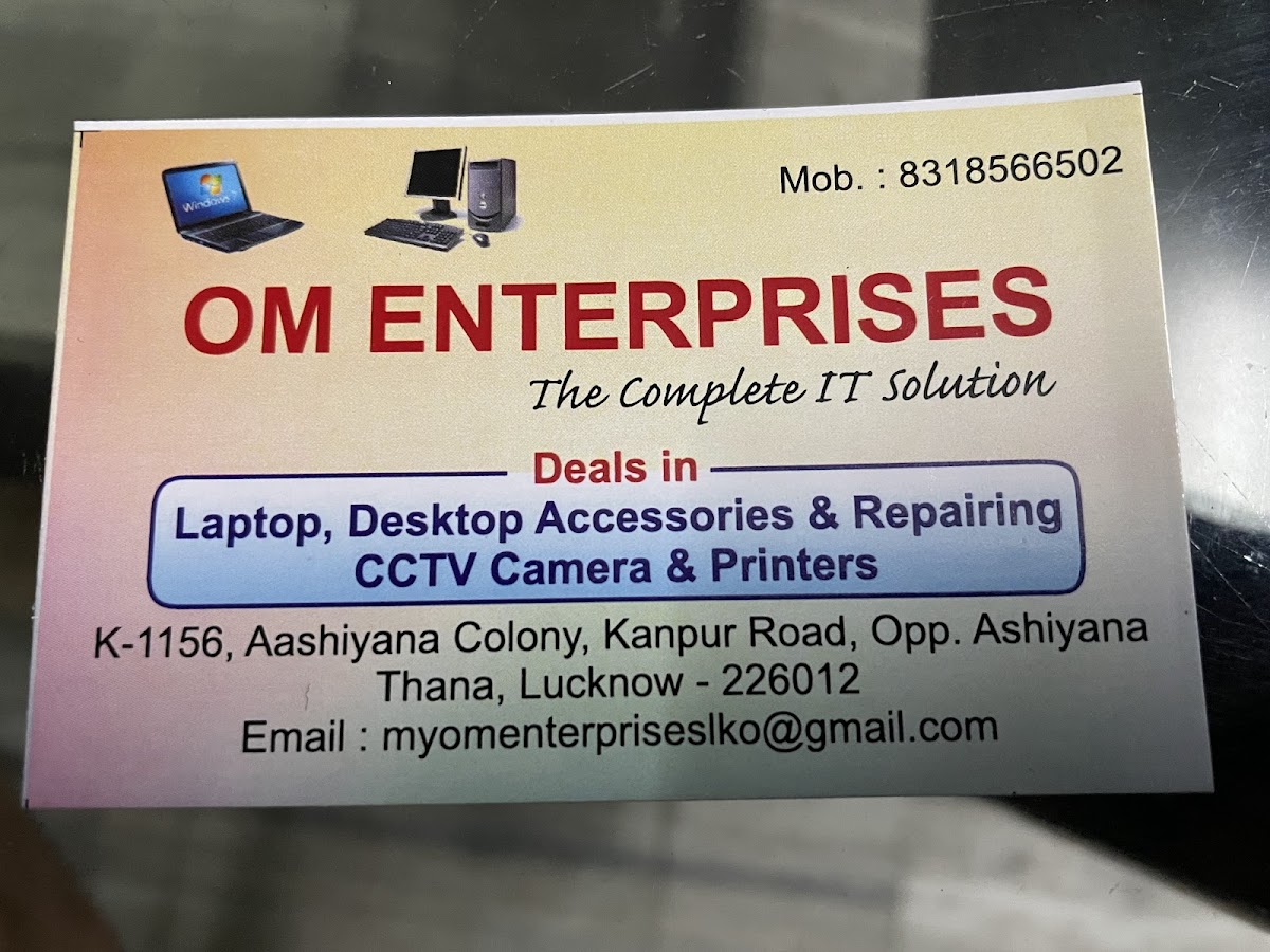 Om Enterprises (Laptop & Desktop Repair & Rental Services) - Computer Repair in Ashiyana, 