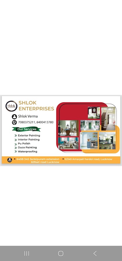 Shlok Enterprises - Painter in Jankipuram Extension, 